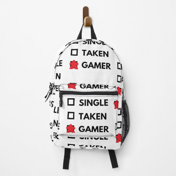 Item preview, Single Taken Tabletop Gamer Black Text Red Meeple designed and sold by JEL-Designs.