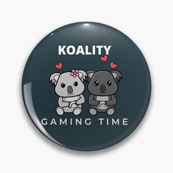 Item preview, Koalified Koality Gaming Time Cute Koala Valentine Pun designed and sold by eucagarland.