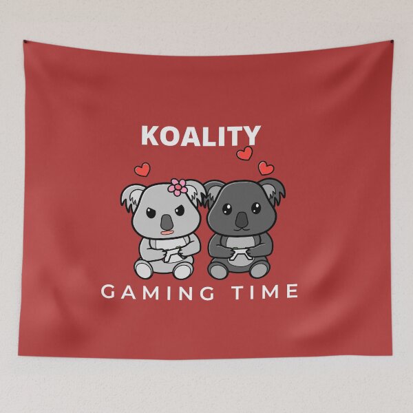 Item preview, Koalified Koality Gaming Time Cute Koala Valentine Pun designed and sold by eucagarland.