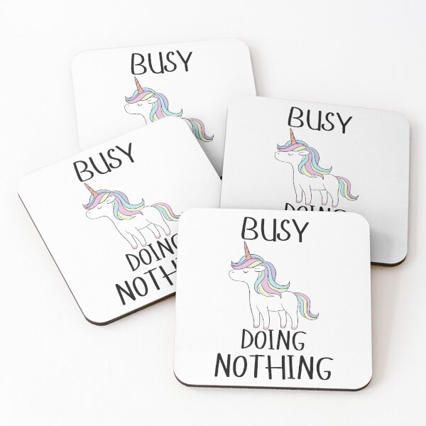 Item preview, Busy Doing Nothing - Unicorn (bt) designed and sold by Amon Ferg.
