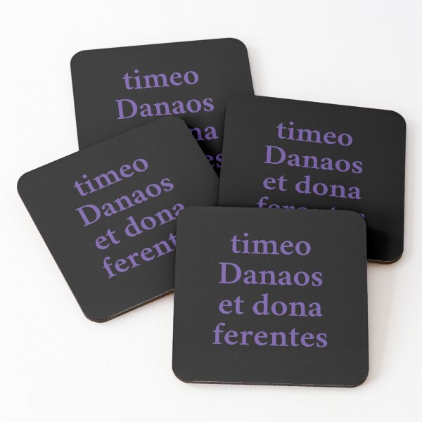 Item preview, Timeo Danaos et dona ferentes (I fear Greeks even when they bear gifts) from the Aeneid designed and sold by Krafty  Arts Studio.