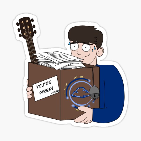 You're Fired Mark Sticker Sticker