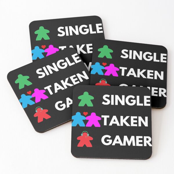 Item preview, Single Taken Tabletop Video Gamer White Text designed and sold by JEL-Designs.