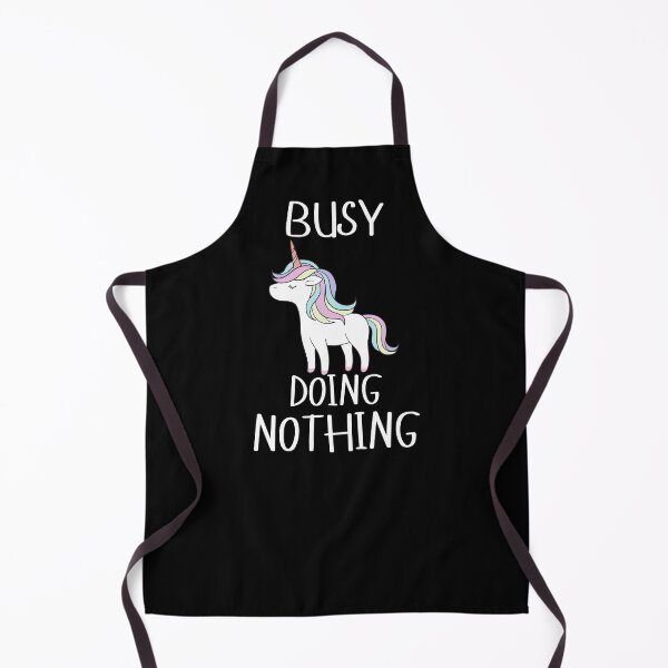 Item preview, Busy Doing Nothing - Unicorn (wt) designed and sold by Amon Ferg.