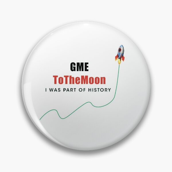 Item preview, GME to the moon | Gamestop designed and sold by designdot.
