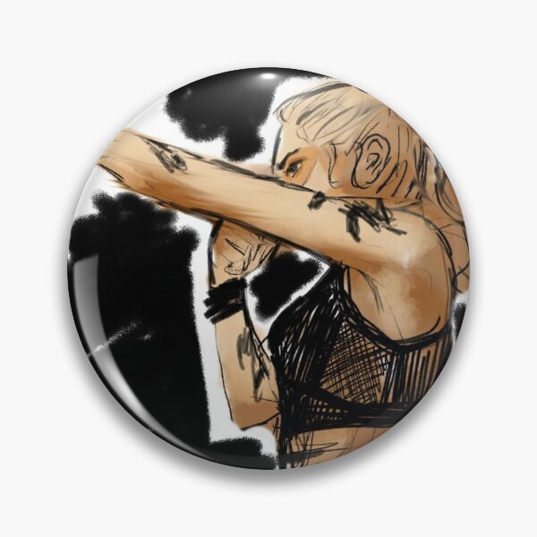 Item preview, Emma Carstairs black background designed and sold by Angie Draws.
