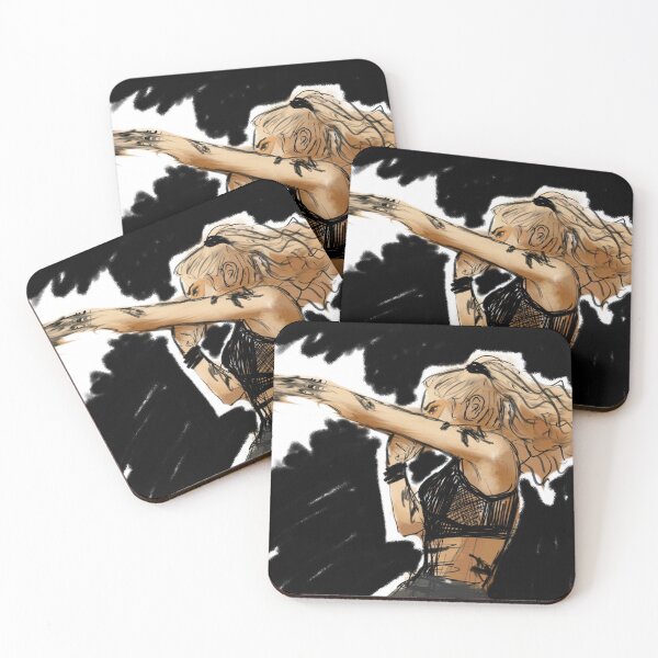 Item preview, Emma Carstairs black background designed and sold by Angie Draws.