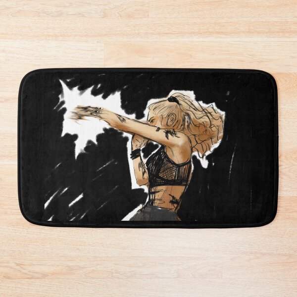Item preview, Emma Carstairs black background designed and sold by Angie Draws.