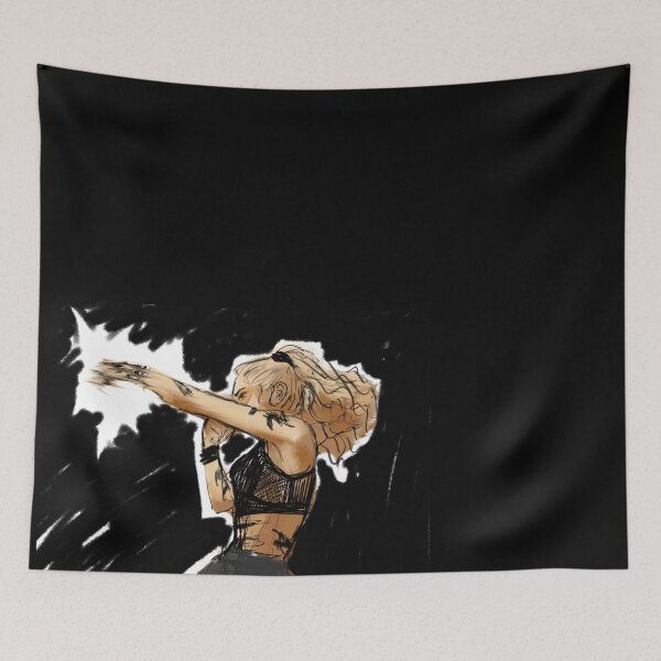 Item preview, Emma Carstairs black background designed and sold by Angie Draws.