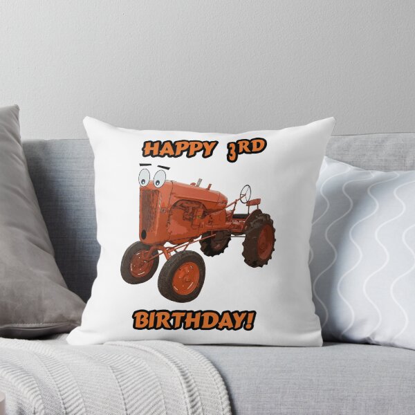 Item preview, Happy 3rd Birthday Tractor design designed and sold by SEADOGPRINTS.