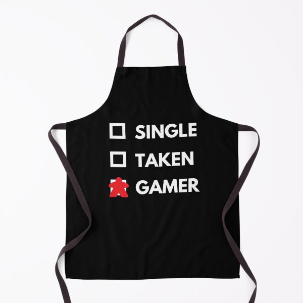 Item preview, Single Taken Tabletop Gamer White Text Red Meeple designed and sold by JEL-Designs.