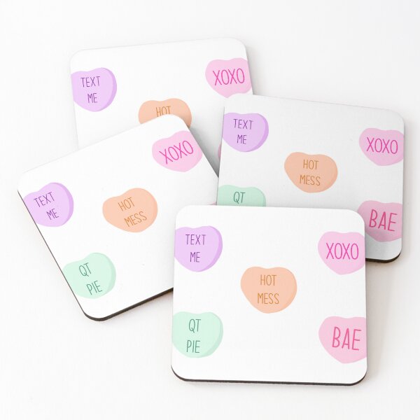 Item preview, conversation heart 5 pack designed and sold by feliciadesigns.