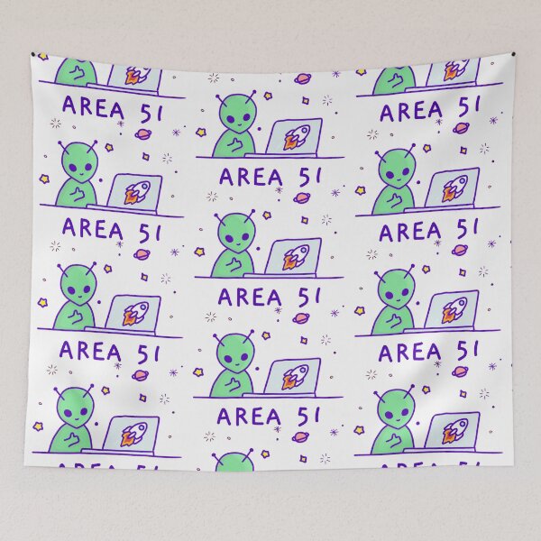Item preview, Area 51 designed and sold by Dinosaursonacid.