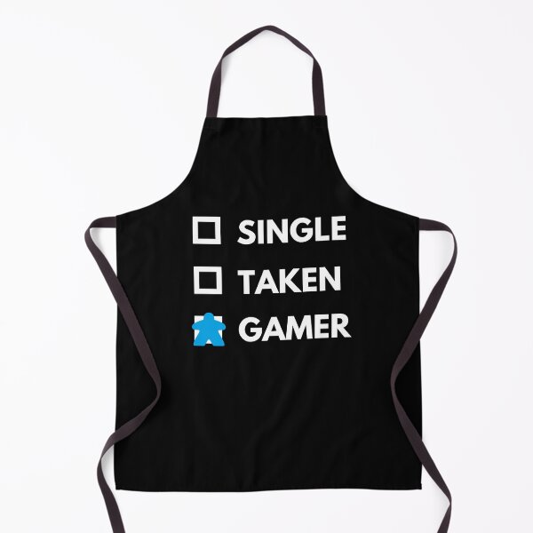 Item preview, Single Taken Tabletop Gamer White Text Blue Meeple designed and sold by JEL-Designs.