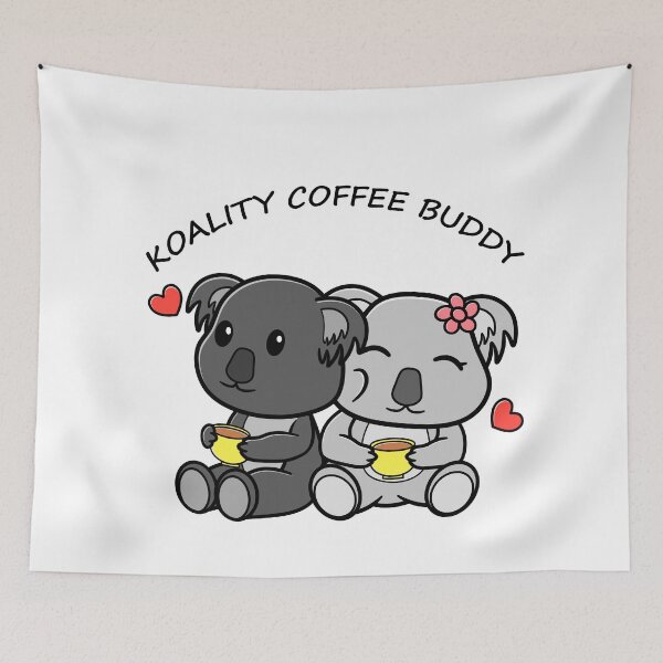 Item preview, Koalified Koality Coffee  Buddy  Koala Valentine designed and sold by eucagarland.