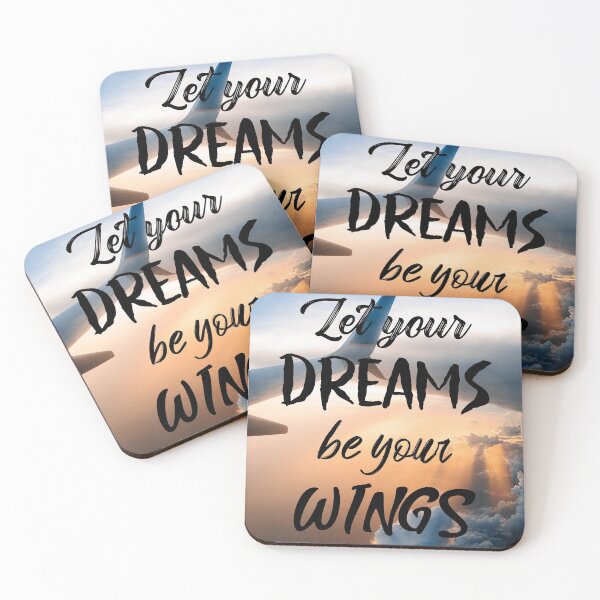Item preview, Let Your Dreams be Your Wings | Quote Background designed and sold by Gavinstar.