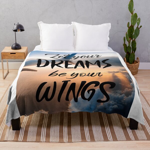 Item preview, Let Your Dreams be Your Wings | Quote Background designed and sold by Gavinstar.