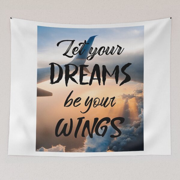 Item preview, Let Your Dreams be Your Wings | Quote Background designed and sold by Gavinstar.
