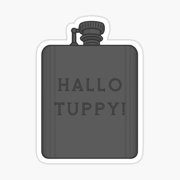 "Hallo Tuppy!" Lady Windermere's Fan Sticker Sticker