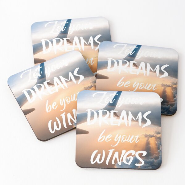 Item preview, Let Your Dreams be Your Wings | Quote Background designed and sold by Gavinstar.