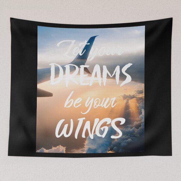 Item preview, Let Your Dreams be Your Wings | Quote Background designed and sold by Gavinstar.