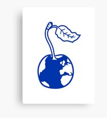 cherry earth planet water continents funny Canvas Print