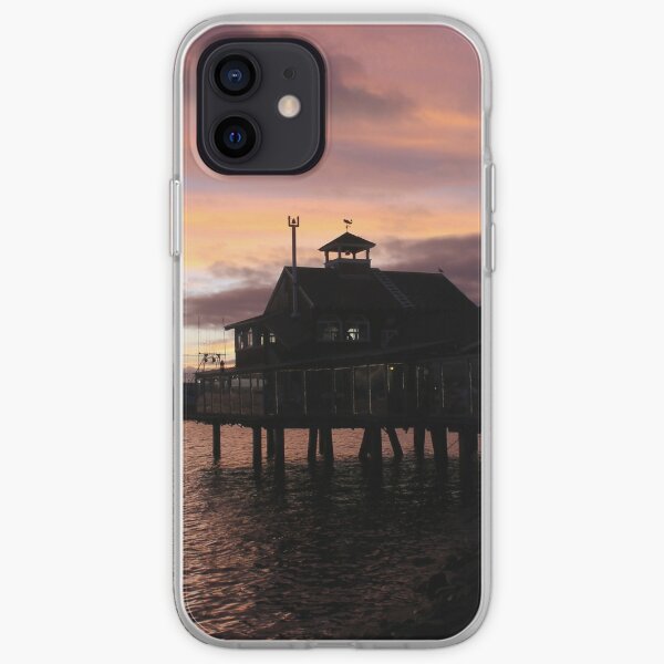 #Evening #view from the #waterfront at Seaport Village, San Diego, #California. #SeaportVillage #SanDiego #EveningView iPhone Soft Case