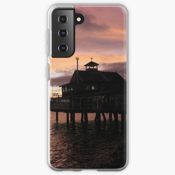 #Evening #view from the #waterfront at Seaport Village, San Diego, #California. #SeaportVillage #SanDiego #EveningView Samsung Galaxy Soft Case