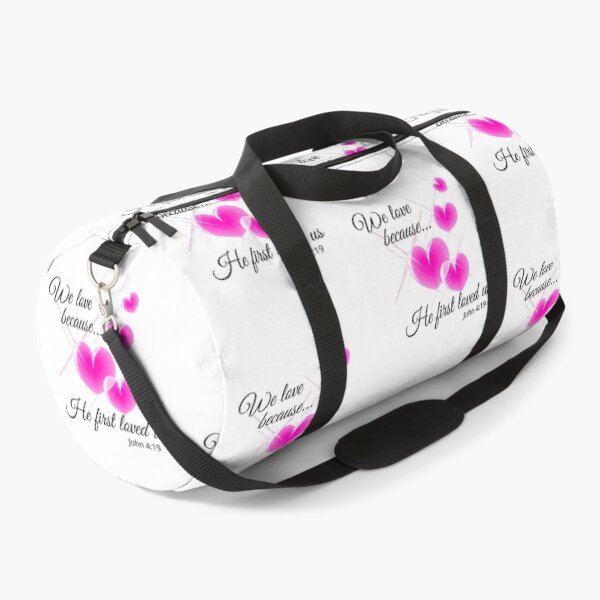 Item preview, We love because he first loved us, bible verses, christian art, funny christian design, christian gifts, designed and sold by prteacool.