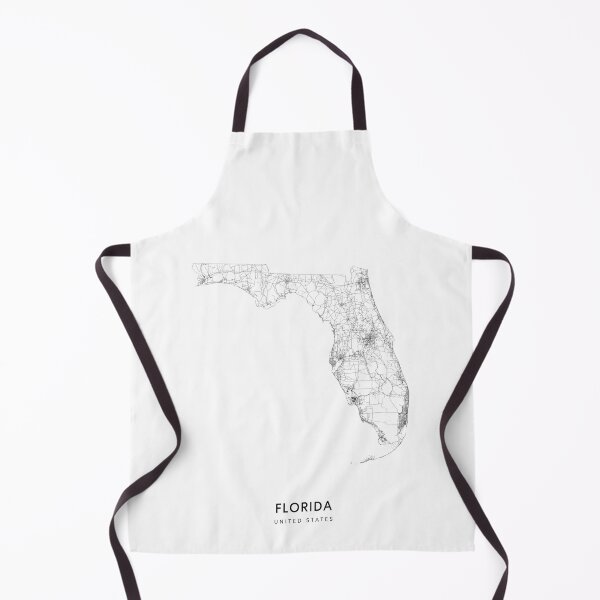 Item preview, Florida State Map 2 Art Print by LandSartprints designed and sold by LandSartprints.
