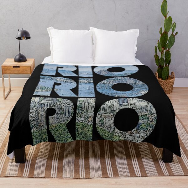 Item preview, Rio de Janeiro, Brasil/Brazil RIO Cityscape Repeating Pattern designed and sold by CrabbyLobster.