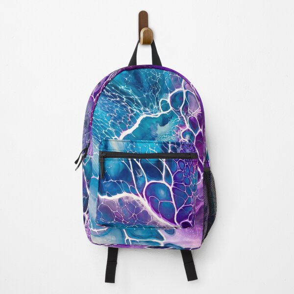 Item preview, Galaxy in Blue Dioxizine Fluid Art designed and sold by Rachel Pile.