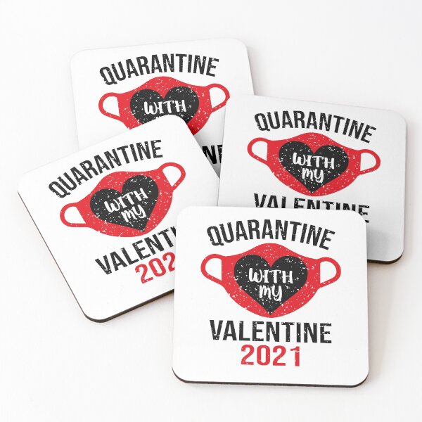 Item preview, Quarantine With my Valentine 2021 funny gift for women men boys girls kids designed and sold by LYSandCo.