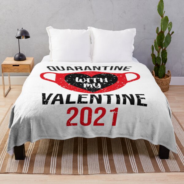 Item preview, Quarantine With my Valentine 2021 funny gift for women men boys girls kids designed and sold by LYSandCo.