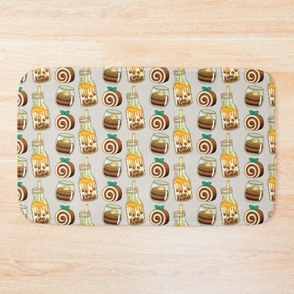 Item preview, Assorted Chocolate Desserts - Boba Milk Tea, Pudding and Jelly Roll Cake designed and sold by Alicia Chee.