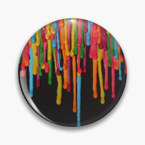 Item preview, Neon Rainbow Melted Crayon Drips designed and sold by anxiousdino.