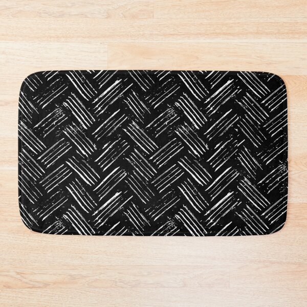 Item preview, Black and White Minimalistic Strokes Pattern designed and sold by byallieforyou.