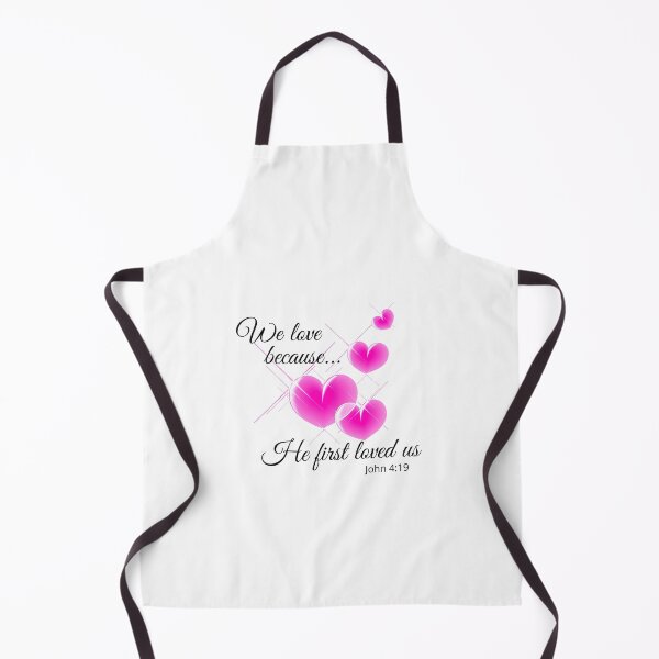 Item preview, We love because he first loved us, bible verses, christian art, funny christian design, christian gifts, designed and sold by prteacool.