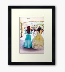 princess walks Framed Print