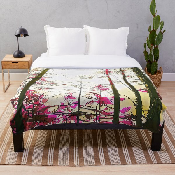 Item preview, Scary Sakura Pine Pink Forest - Asian Nature Culture designed and sold by PAlNT.