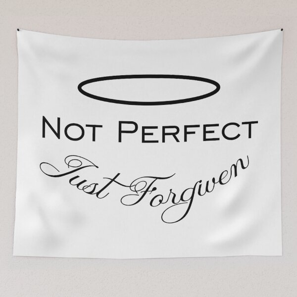 Item preview, Not Perfect Just Forgiven, Christianity, Christian, Faith, Just Forgiven, Hope, Jesus, Catholic, Forgiven,  designed and sold by DAM Creative ⭐⭐⭐⭐⭐.