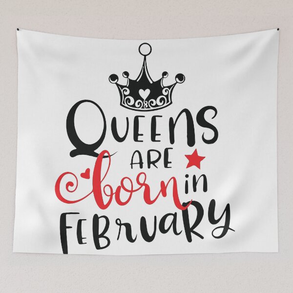 Item preview, Queens Are Born In February designed and sold by mouad naouiri.