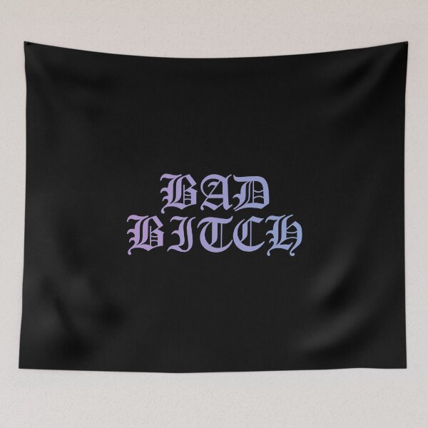 Item preview, Bad Bitch Old English font purple designed and sold by everything4eva.