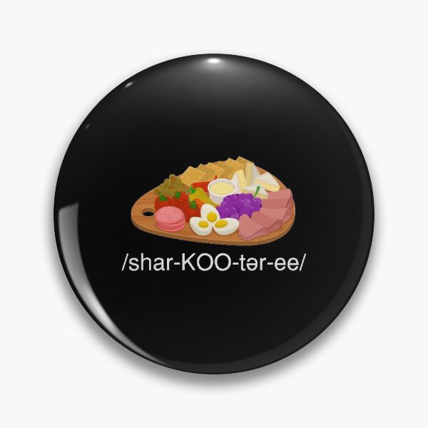 Item preview, French Pronunciation Charcuterie Cheese Board graphic designed and sold by jakehughes2015.