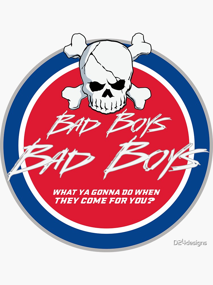 Detroit Bad Boys Sticker for Sale by D24designs