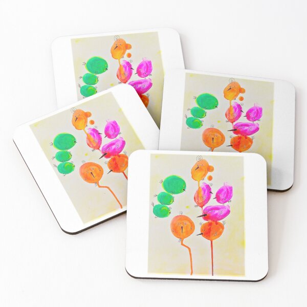 Item preview, Birds to sleep in phosphorescent colors designed and sold by flormaillo.