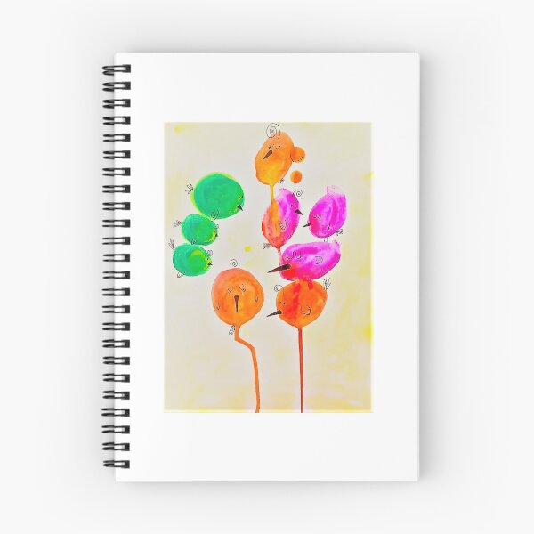 Item preview, Birds to sleep in phosphorescent colors designed and sold by flormaillo.
