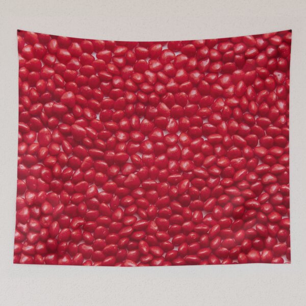 Item preview, Red Cinnamon Heart Candy Print designed and sold by Amy Mitchell.