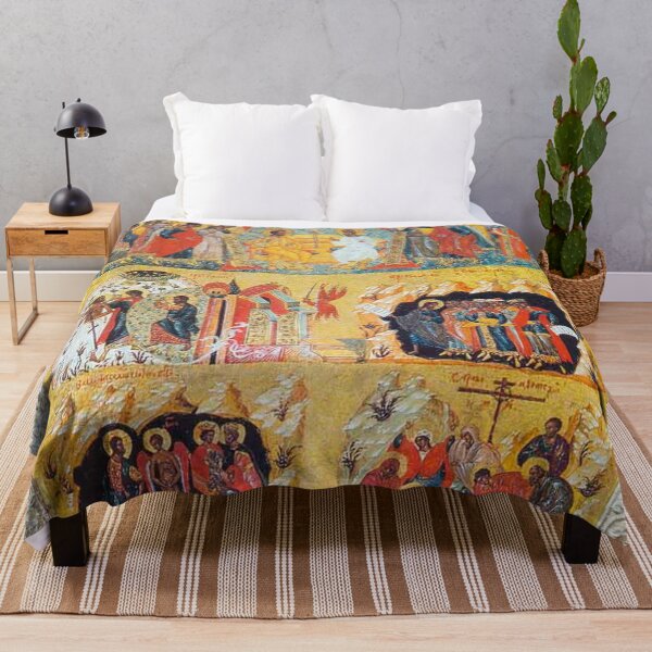 Item preview,  A five-part Russian Orthodox icon depicting the Easter story designed and sold by The Great  Art.