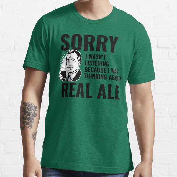 Real Ale Thinker. Essential T-Shirt